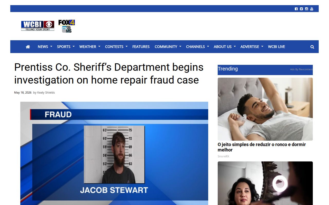 Booneville warrant records county court process example
